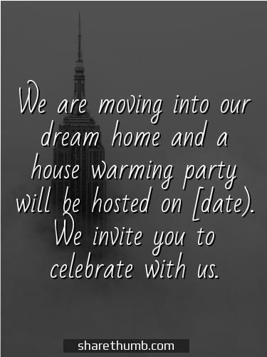 creative house warming invitation